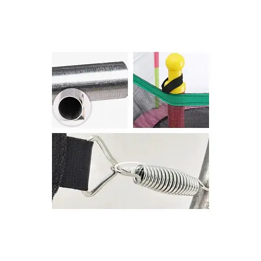 Дитячий батут BB Producis 140см із захисною сіткою + 6 опорних ніжок (Синій) - фото 5