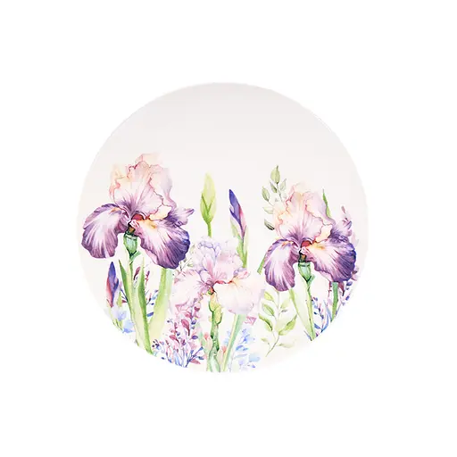 Тарілка Alba ceramic Іриси 26 см (769-069) - фото 1