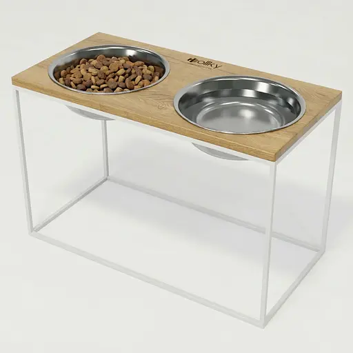 Hollky Base XXL40 — миски на підставці для дуже великих собак (2 × 2,8 л)