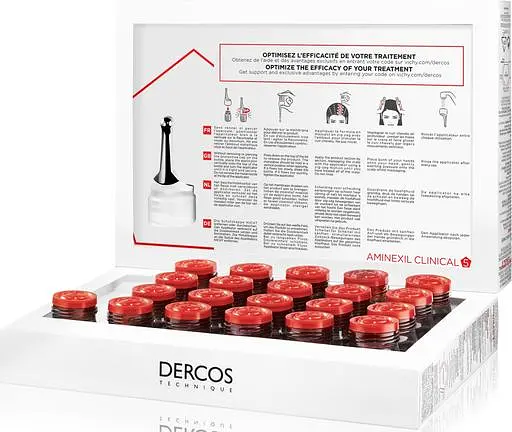 Уценка. Средство против выпадения волос Vichy Dercos Aminexil Clinical 5 для женщин 21 шт. - фото 5