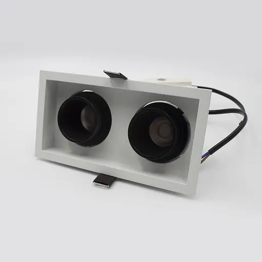 Вбудований світильник Skarlat RSL74092-2 2×10W WH+BK 3000K - фото 4