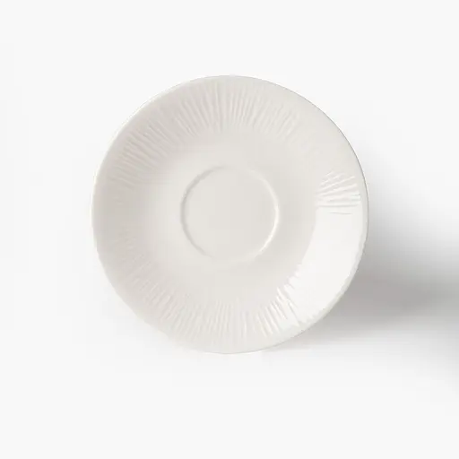 Блюдце МВМ My Home Промінь 16.5 см біле (KP-139 WHITE) - фото 3