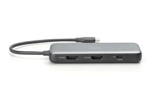 Digitus Док-станция DIGITUS USB-C > 2xHDMI/2xUSB-A/USB-C/SD/MicroSD/RJ54 - фото 3
