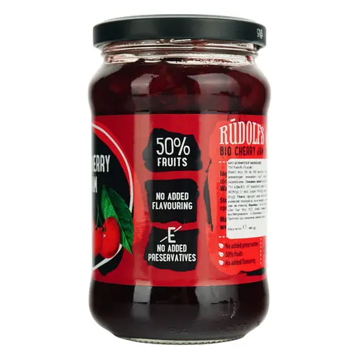 Конфитюр Rudolfs вишневый 400 г - фото 3