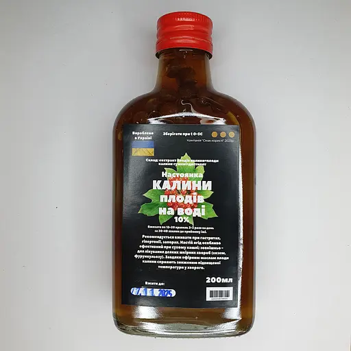 Водна настоянка на плодах калини 200 мл - фото 1