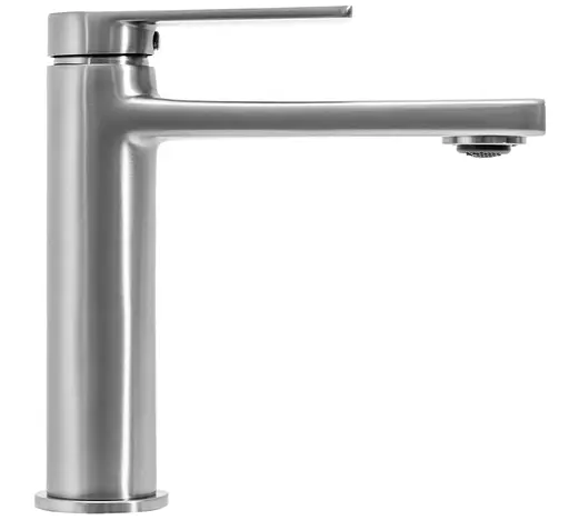 Змішувач для умивальника Rea Verso низький nikiel brushed REA-B9141 Никель - фото 4