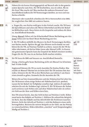 Menschen A1/1. Lehrerhandbuch - фото 13