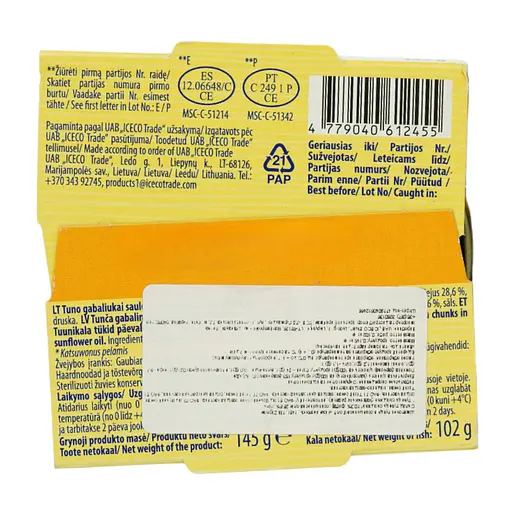 Тунець Zigmas I love seafood шматочки в розсолі 145 г - фото 3