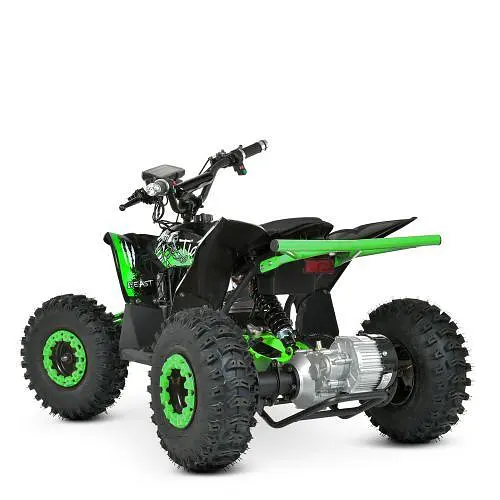 Электромобиль детский Квадроцикл HB-EATV08-350-5 мотор 350W 12V 12AH свет SD зеленый - фото 4