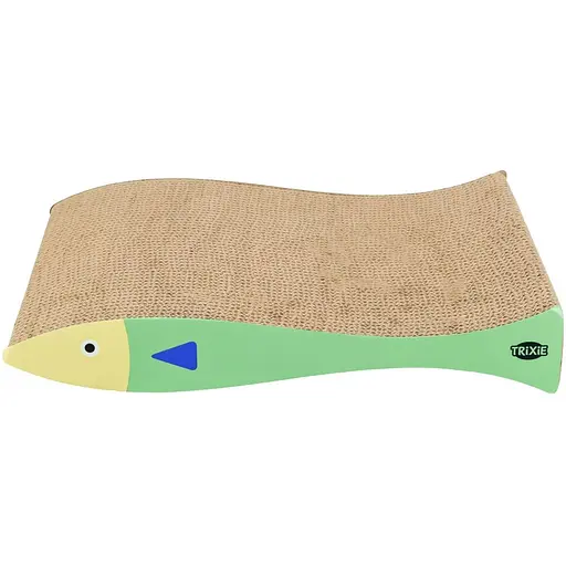 Дряпка Trixie для котів Риба картонна з котячою м'ятою 2 шт. 40х30х11 см м'ятно-кремовий - фото 3