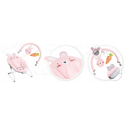 Крісло-шезлонг MoMi Glossy Bunny (BULE00004) - фото 5