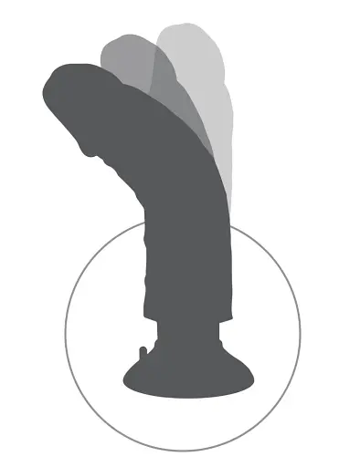 Вібратор King Cock Vibrating Cock 25 см тілесний - фото 5