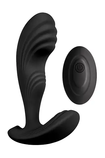 Стимулятор простаты Pleasures Cozy, 12 см (черный)