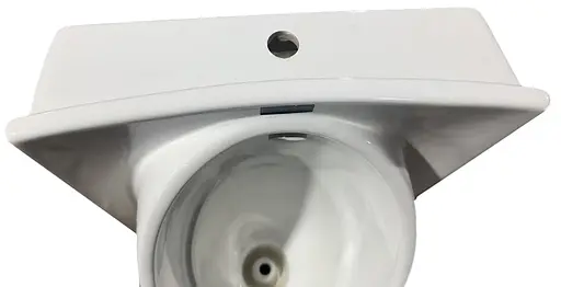 Писсуар подвесной Mixxus Premium Bevel-1005 380x420x750 мм с краном для писсуара MP6664, Белый - фото 8