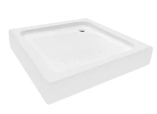 Набор Lidz Душевая кабина Wawel SC80x80.SAT.LOW.FR, квадратная, стекло Frost 4 мм + Душевой поддон Kapielka ST80x80x14 - фото 9