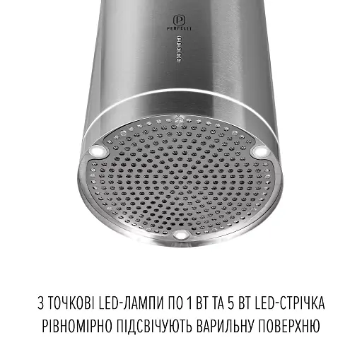 Вытяжка островная PERFELLI CENTRO 35PEX INOX - фото 5