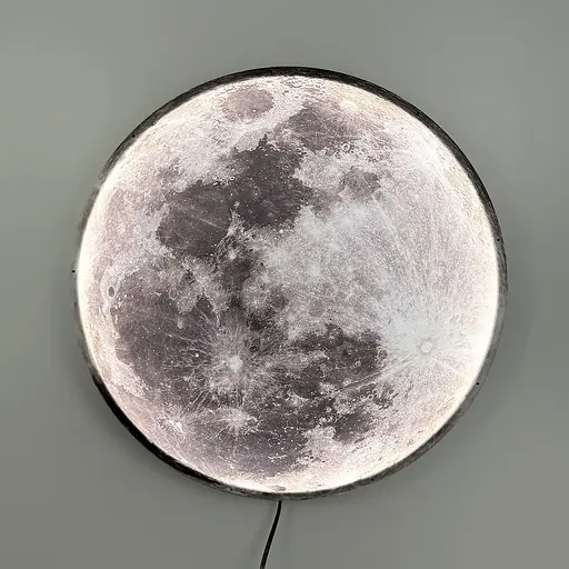 Бра у вигляді планети Ø 50 см із кабелем та вимикачем Арт. WST03-500 Line F - фото 1