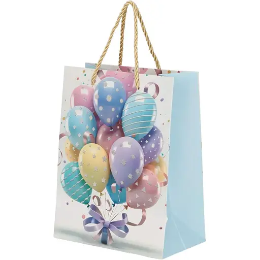 Пакет подарунковий JZ051040 S Блакитний - фото 1