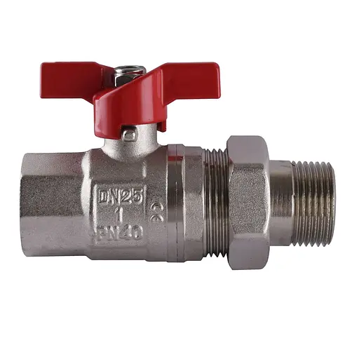 Кран кульовий прямий з американкою Selba 1″ КБ SL1509 - фото 1