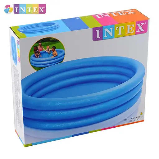 Басейн надувний дитячий Intex 58446 NP Кристал 168x38 см об'єм 581 л від 3 років - фото 3