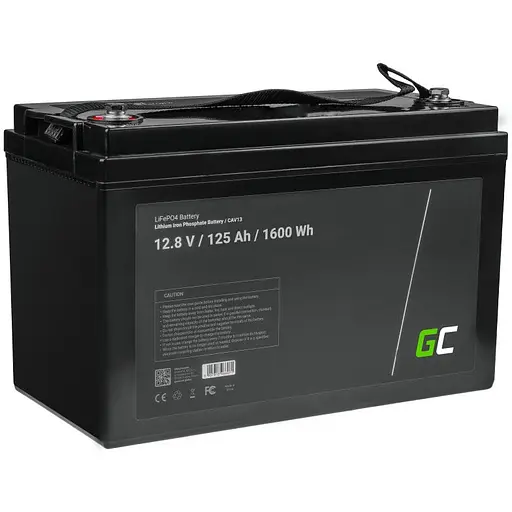 Акумуляторна батарея Green Cell LiFePO4 12.8 V 125 Ah 100 А + BMS