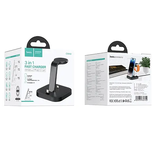 БЗУ Hoco CW43 Graceful 3-in-1 - фото 4