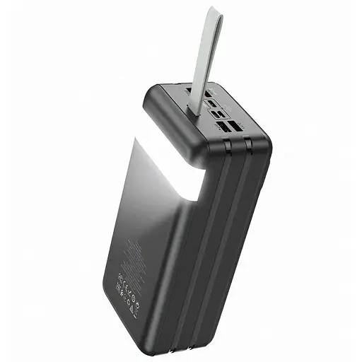 Повербанк Hoco J86B 60000 мА·ч с PD20W, QC3.0, тремя USB-выходами и LED-дисплеем заряда - фото 2