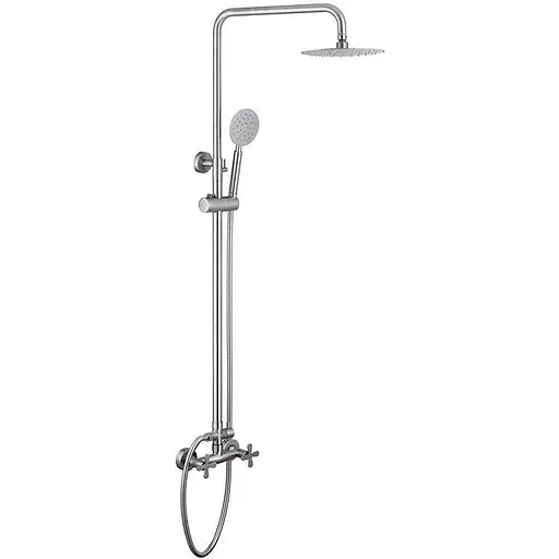 Душева система Zerix GTA-003-J ZX4840, Нержавіюча сталь - фото 1