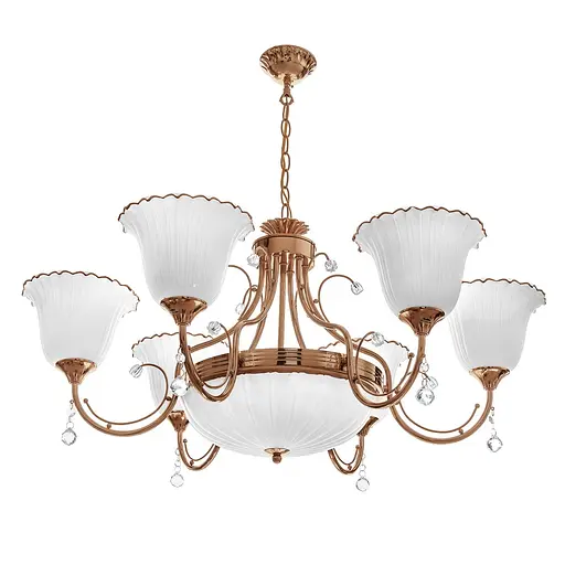 Люстра підвісна Brille класична у вітальню BKL-045S/9 E27 FG