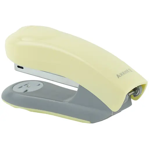 Степлер канцелярський Axent Welle-2 Pastelini №24/6 пластиковий 20 аркушів, жовтий (4820-08-A) - фото 2