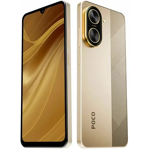 Смартфон Xiaomi Poco C71 4/128GB Gold (with charger) (Global Version) - фото 3