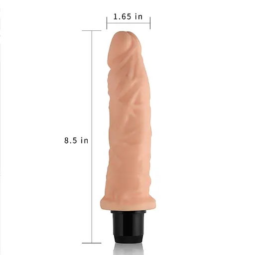 Реалистичный вибратор Lovetoy Real Feel 19.8 см телесный - фото 4