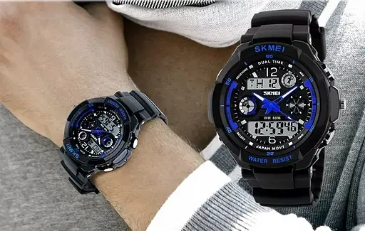 Чоловічий спортивний годинник Skmei S-Shock 0931 Синій - фото 5