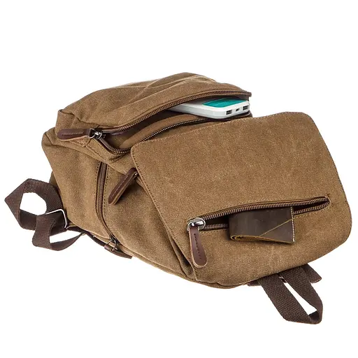 Рюкзак текстильный Vintage 34х25х9,5 см sum0012810 - фото 5