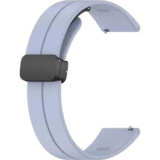 Ремінець DK CDK для Honor MagicWatch 2 42mm 20mm Silicone Sport Magnetic (016443) (lilac) - фото 1