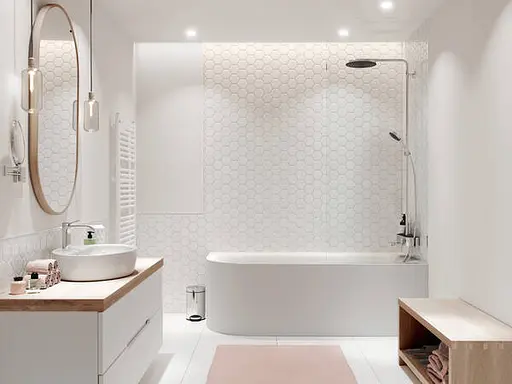 Душова система Hansgrohe Pulsify Showerpipe для ванни 260 1jet з термостатом Chrome 24230000, Хром - фото 3