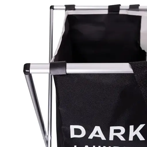 Кошик для білизни Yiwu HP-41-4 текстильний на 3 секції 65х40х58 см - фото 14