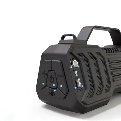 Бездротова Bluetooth колонка XO F26 з мікрофоном, Black - фото 3