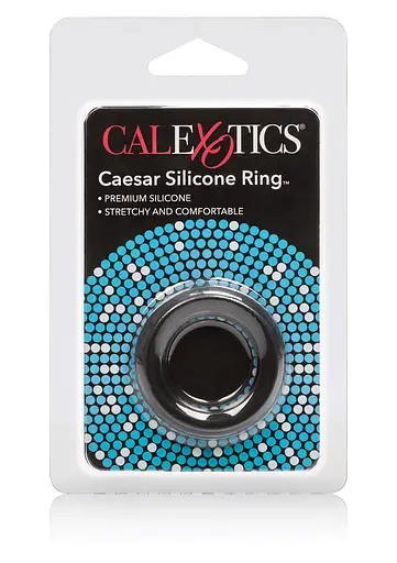 Эрекционное кольцо CalExotics Caesar 3.2 см черный - фото 5