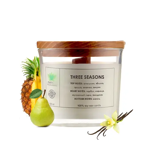 Аромасвечка Three seasons S PURITY 60 г - фото 1