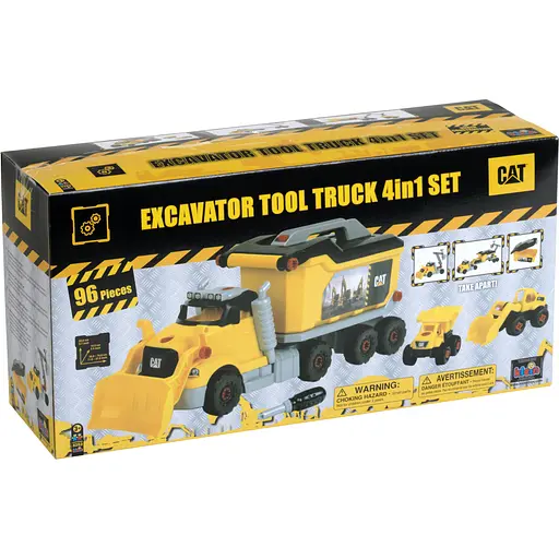 Набор игрушечных грузовиков Klein Cat 4 в 1 (3252) - фото 14