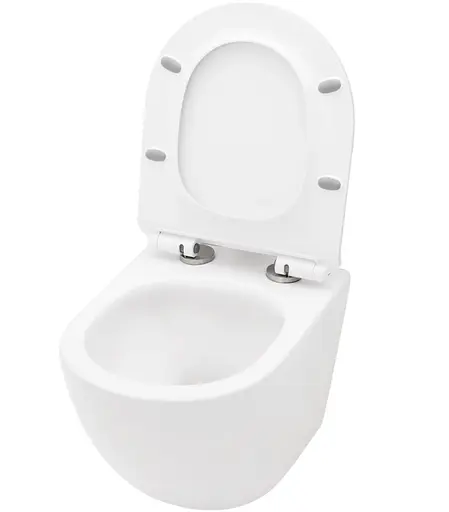 Подвесной унитаз Rea Carlo Flat mini N Tornado white REA-C1259, Белый - фото 5