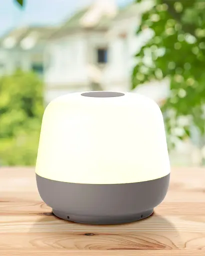 Світильник вуличний портативний Goldlux 329394 Samba LED 1x1,8W 2700K 160Lm IP44 сірий - фото 2