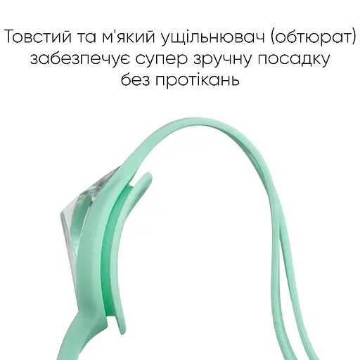 Дитячі окуляри для плавання Renvo Ewaso JR Anti-fog М'ятний OSFM (1SG210-14) - фото 7