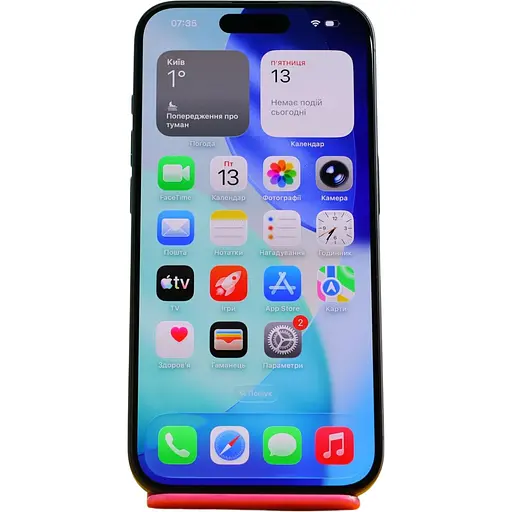 Смартфон Apple iPhone 15 Pro 256GB eSIM Blue Titanium (MTQV3) Б/У [158423] - фото 1