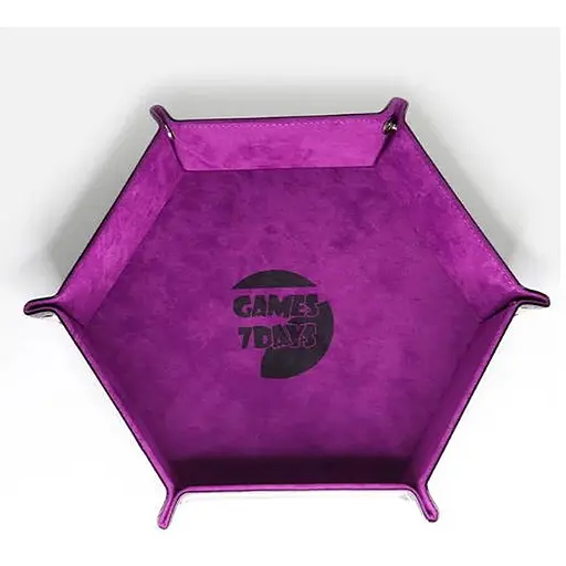 Настільна гра Games 7 Days Лоток для кубиків Hexagon dice tray - Light purple (g7dhexdt04) - фото 1