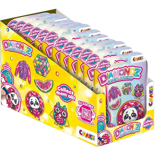 Набір для створення брелка зі стразами Craze Diamondz в асортименті (48351) - фото 4