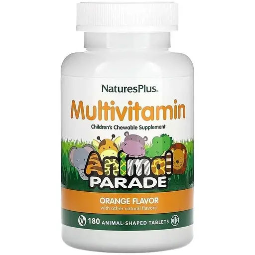 Витаминно-минеральный комплекс Nature's Plus Animal Parade 180 chewtab (1086-2023-10-3456)