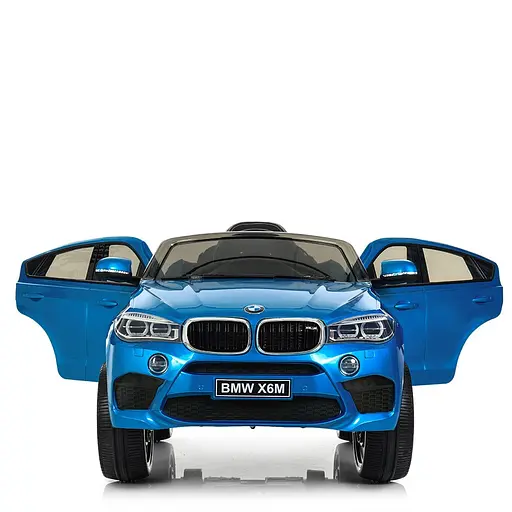 Электромобиль детский Bambi Джип Racer BMW JJ2199EBLRS-4 со светом и пультом Синий - фото 3