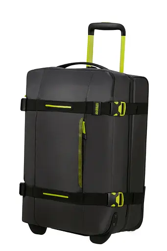 Дорожная Сумка На Колесах American Tourister URBAN TRACK BLACK/LIME 55x35x20 MD1*19201